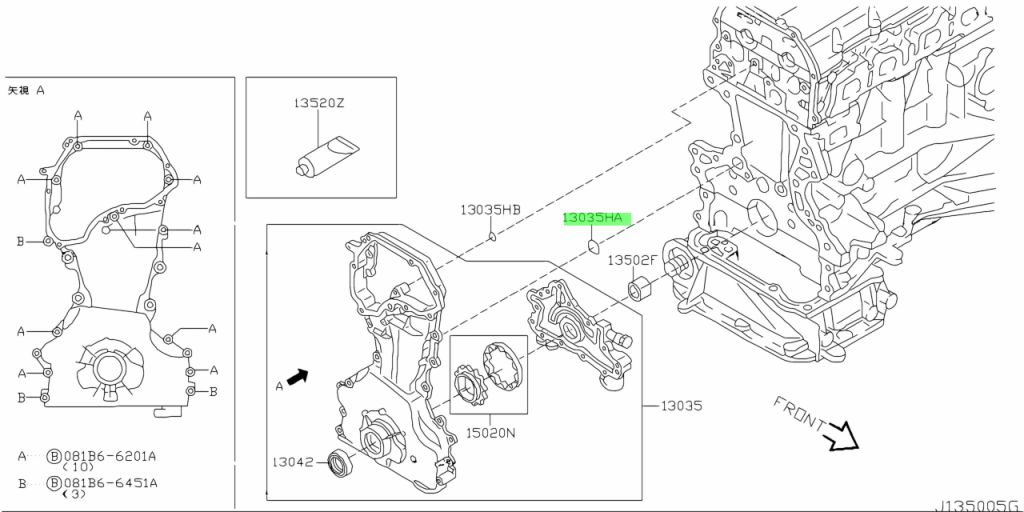 Nissan 15066 31u02