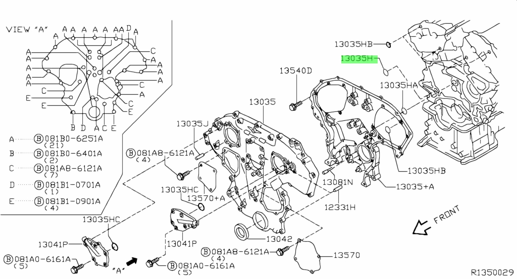 Nissan 15066 31u02