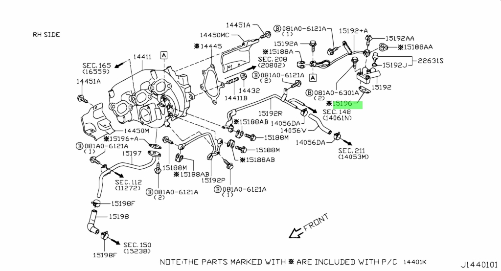 15196-MB42A Genuine Infiniti Part