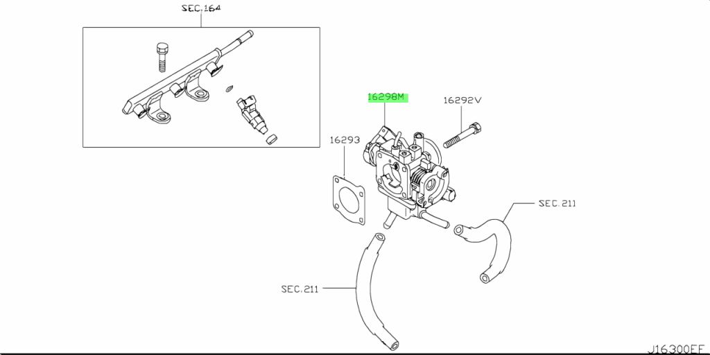 Nissan 16118 95f0c