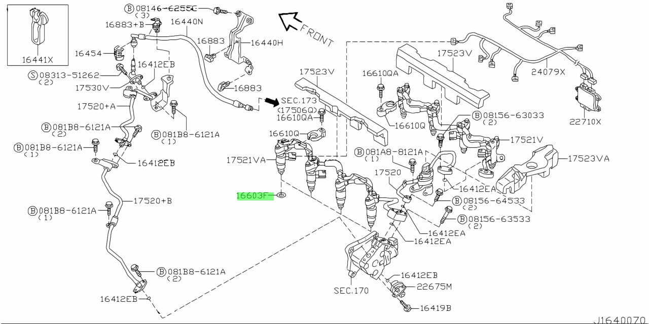 Nissan 16635 8h800