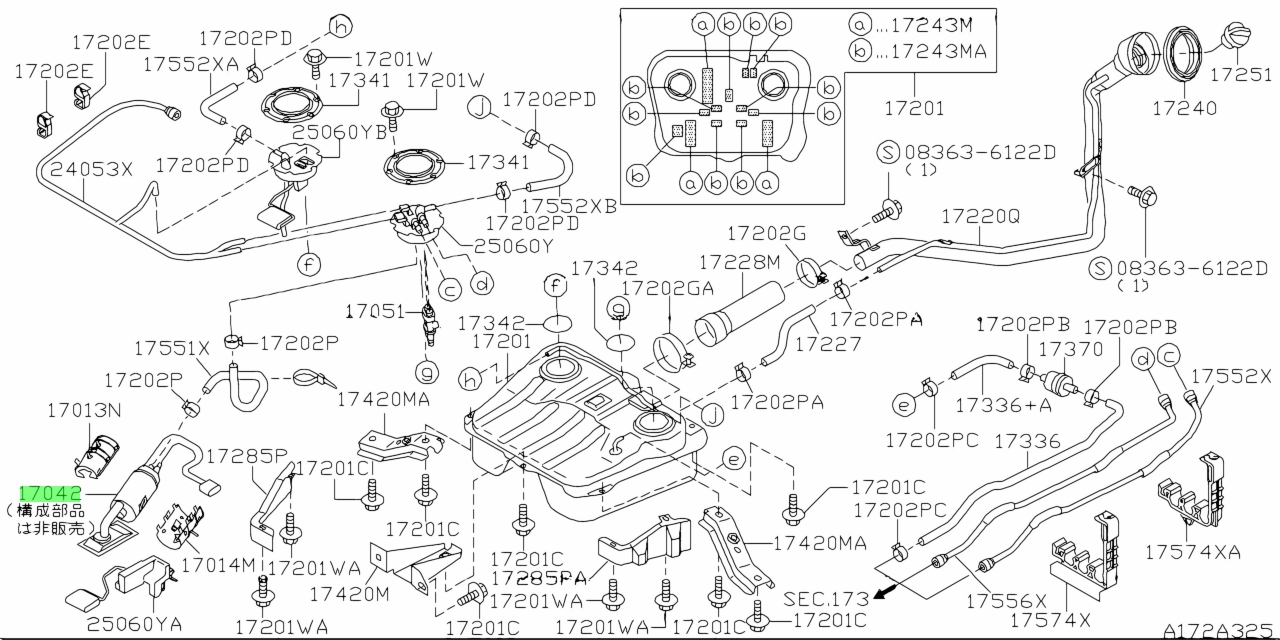 Buy Genuine Nissan 17042wf515 (17042-wf515) Pump Assembly, Fuel. Prices 