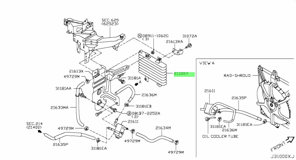 buy-genuine-nissan-21606cc00a-21606-cc00a-cooler-assembly-oil-for