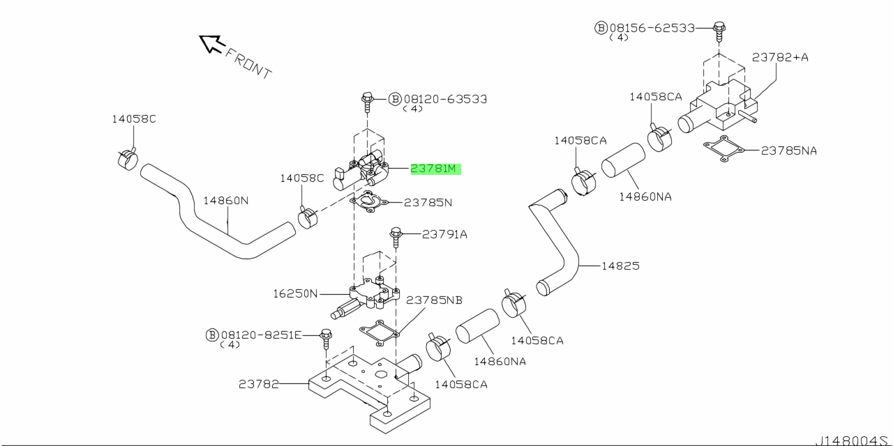 Buy Genuine Nissan 23781VB000 (23781-VB000) Valve. Prices, fast ...