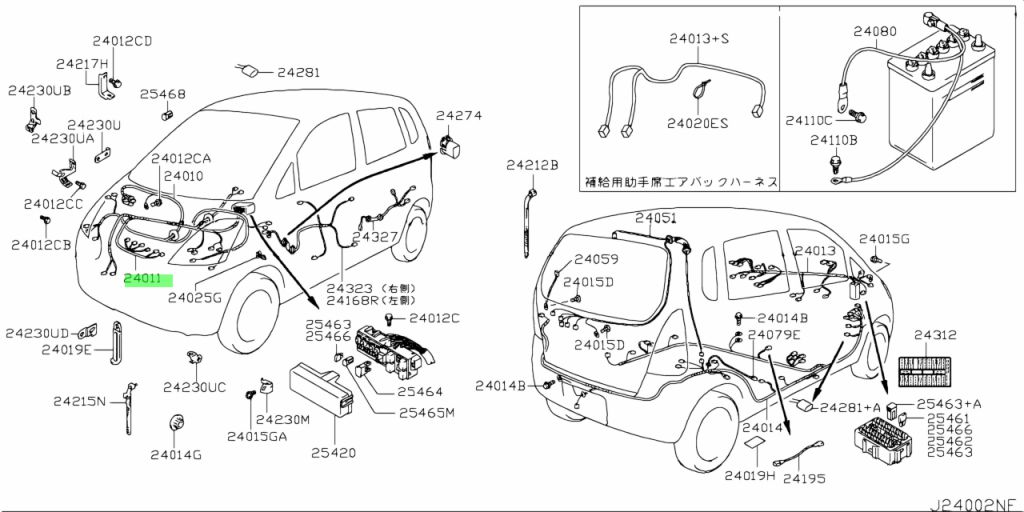 Buy Genuine Nissan 240104A0A4 24010 4A0A4 Harness Assembly Engine buy-genuine-nissan-240104a0a4-24010-4a0a4-harness-assembly-engine