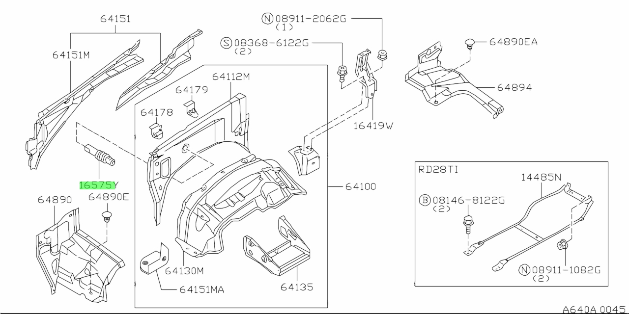 Buy Genuine Nissan 24432VB000 (24432-VB000) Duct. Prices, fast shipping ...