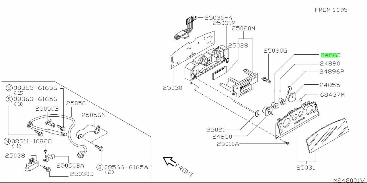 Nissan24830-0F011(248300F011)