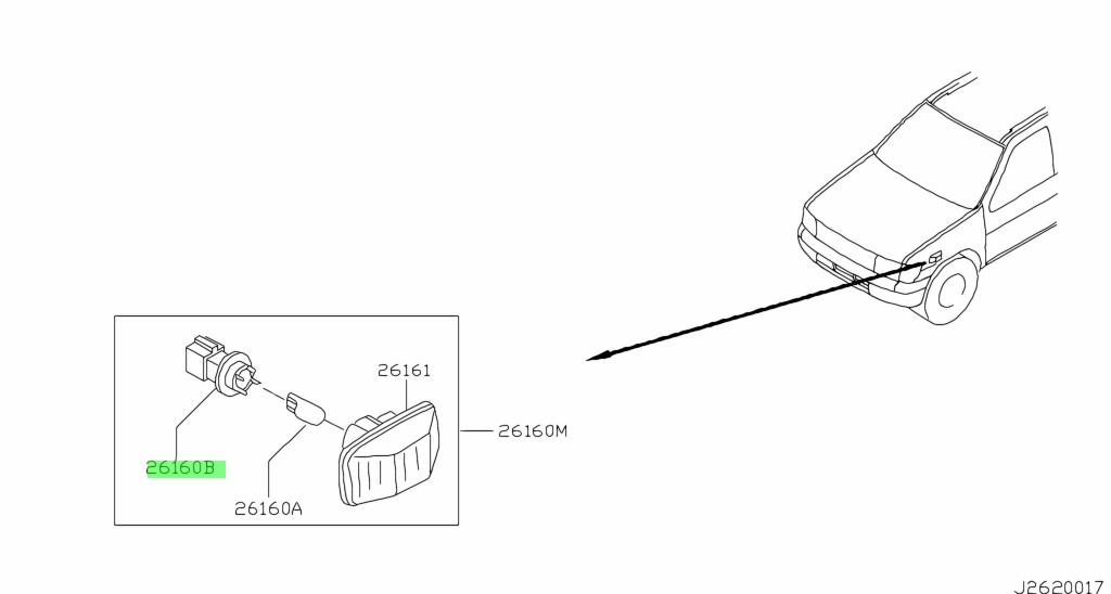 Buy Genuine Nissan 2625070F00 (26250-70F00) Socket Assembly