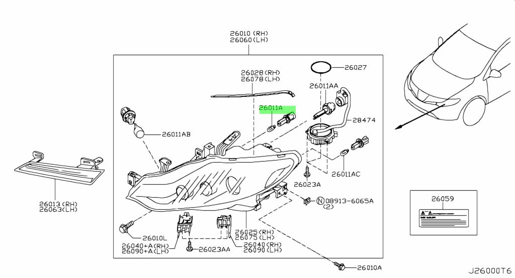 Nissan 26261-C9903 (26261C9903)