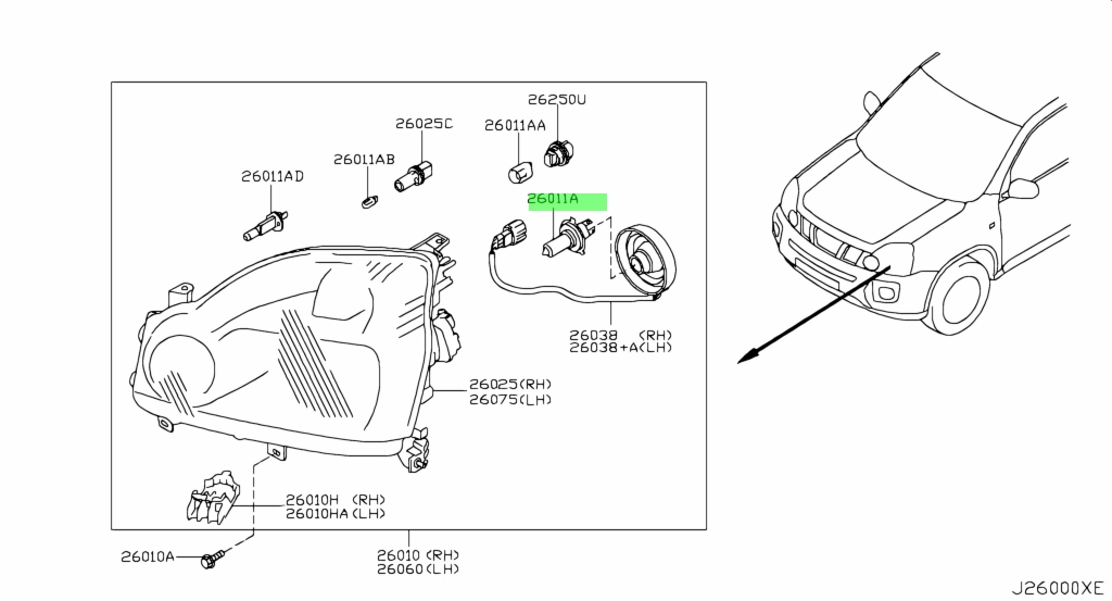 Nissan 26296 89941