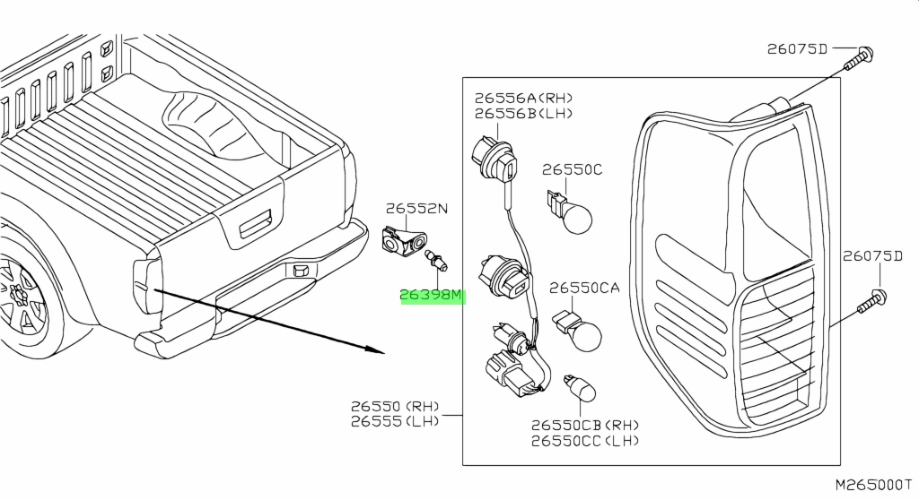 Nissan 26398 ew00a