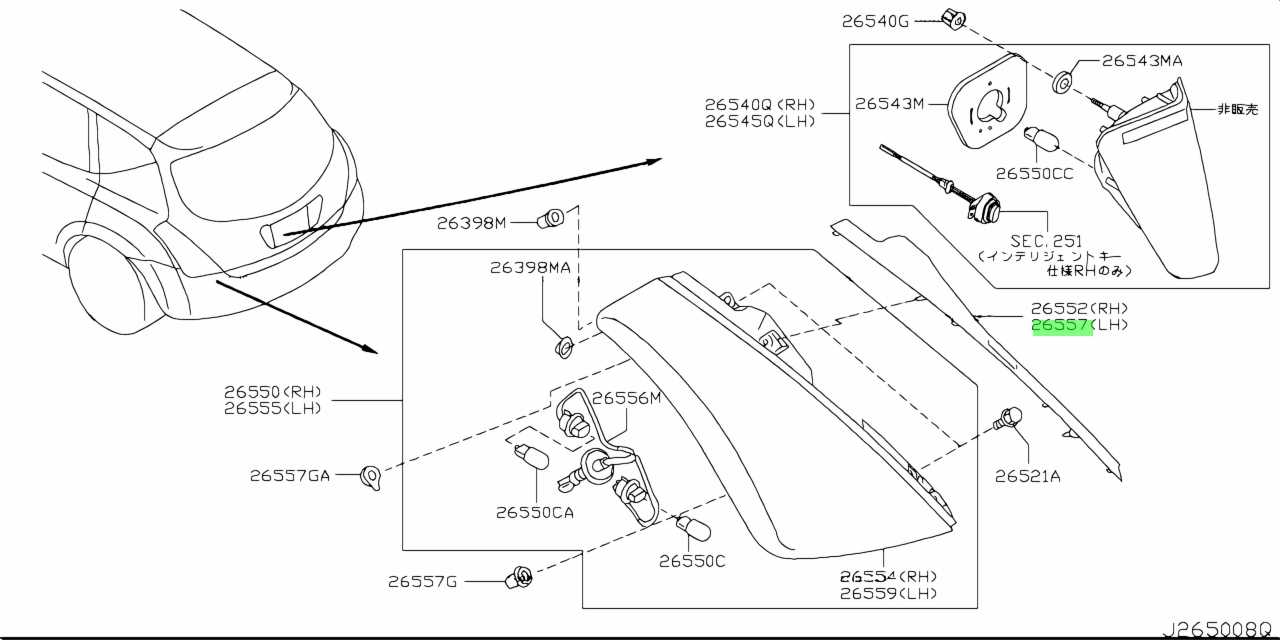 Nissan 54036 ca000