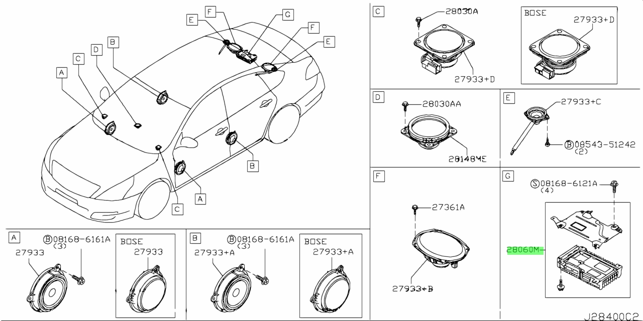 Nissan teana j32 схема