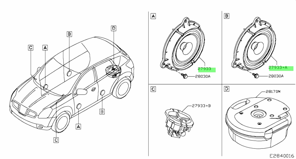 Каталог запчастей ниссан кашкай j10 с картинками