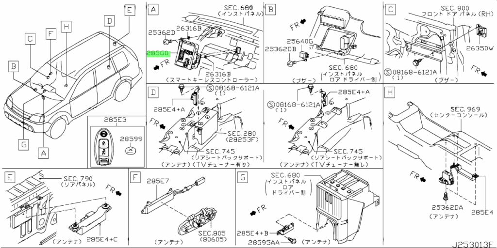 Каталог запчастей Ниссан х-Трейл т31. Nissan 285e7-4a00c. Схема воздуховоды на Ниссан т32. 285e5-89905.