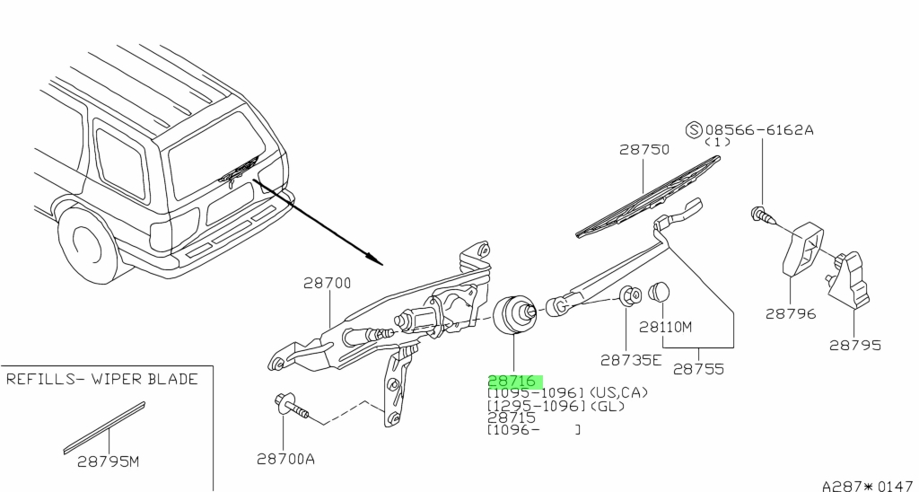 Buy Genuine Nissan 2871630P01 (28716-30P01) Seal, Pivot. Prices