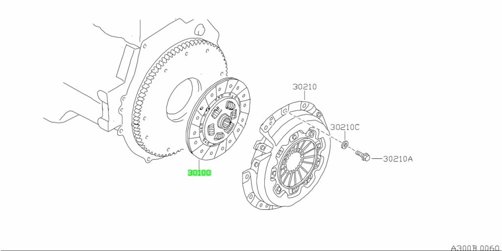 Genuine Nissan 3010052F16 - DISC ASSEMBLY, CLUTCH