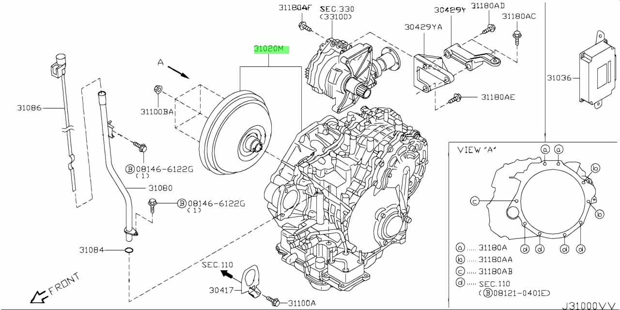 Щуп ниссан мурано. АКПП Ниссан Мурано z50 схема. 31086aa100. 21606cc00a. 31086-Ja00a.