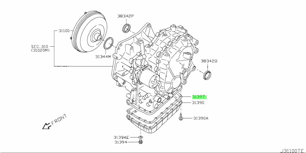 31397 1xf0c nissan