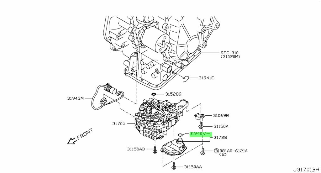 Nissan 31526 3jx9e