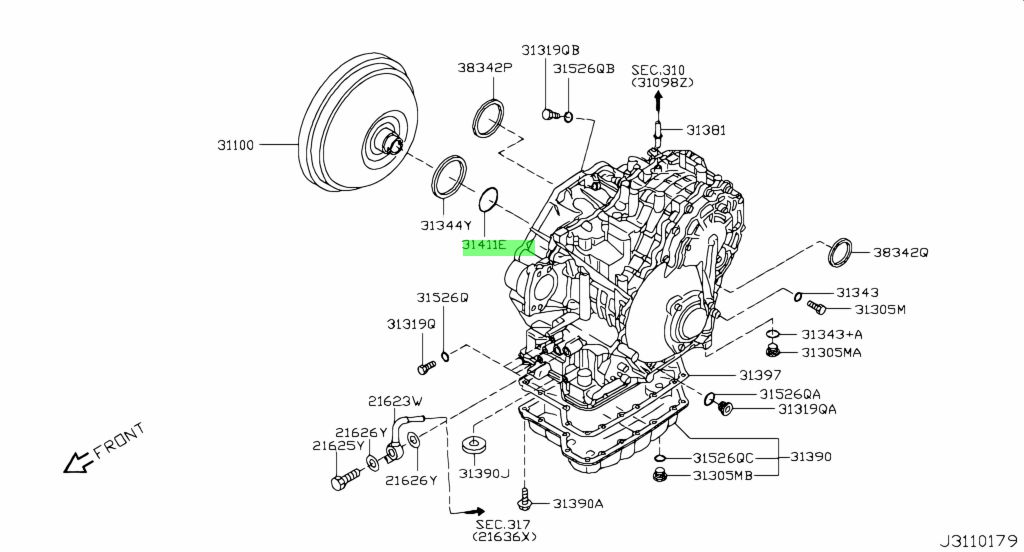 Nissan 31526 3jx9e