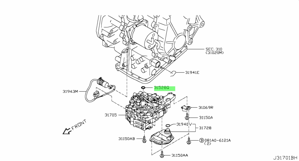 Nissan 31528 31x06