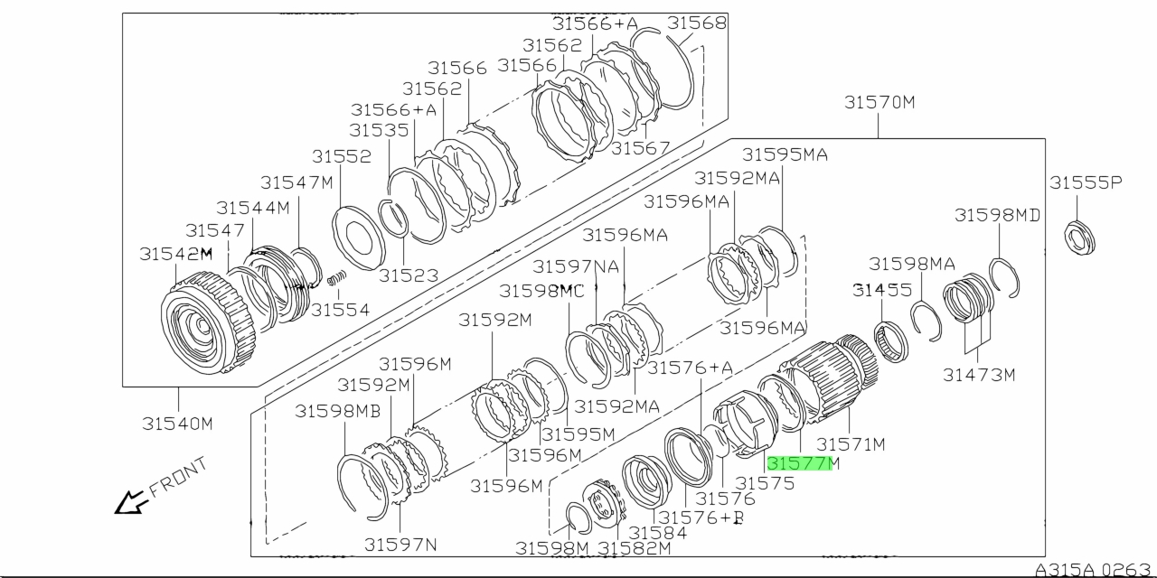 Nissan 31528 31x06