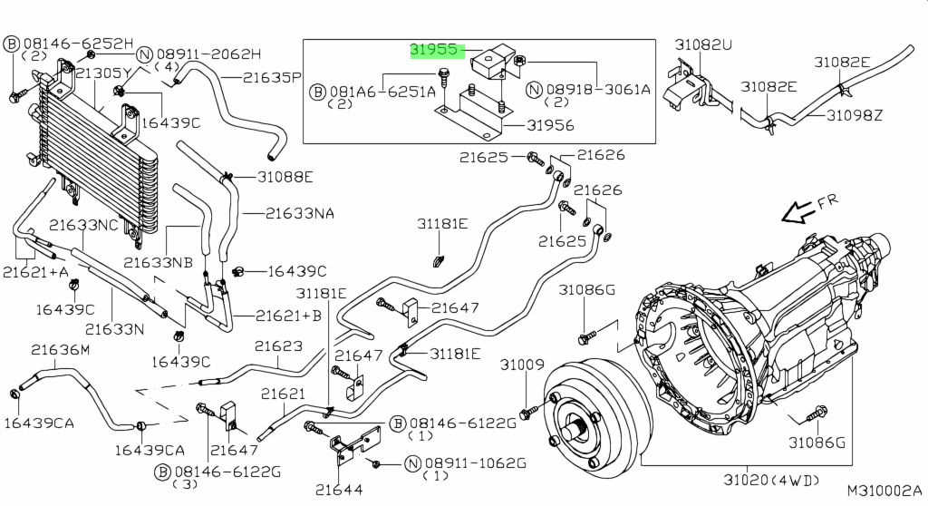 Nissan 24410 1bn0a