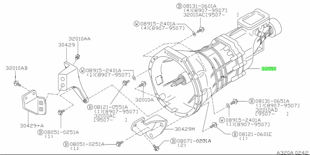 Nissan 32010 av708