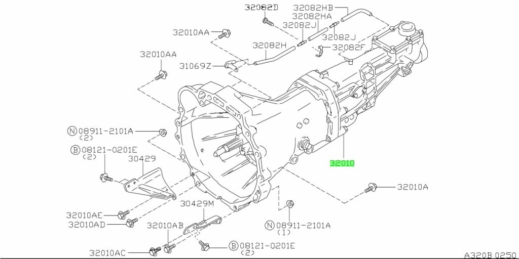 Nissan 32010 av708