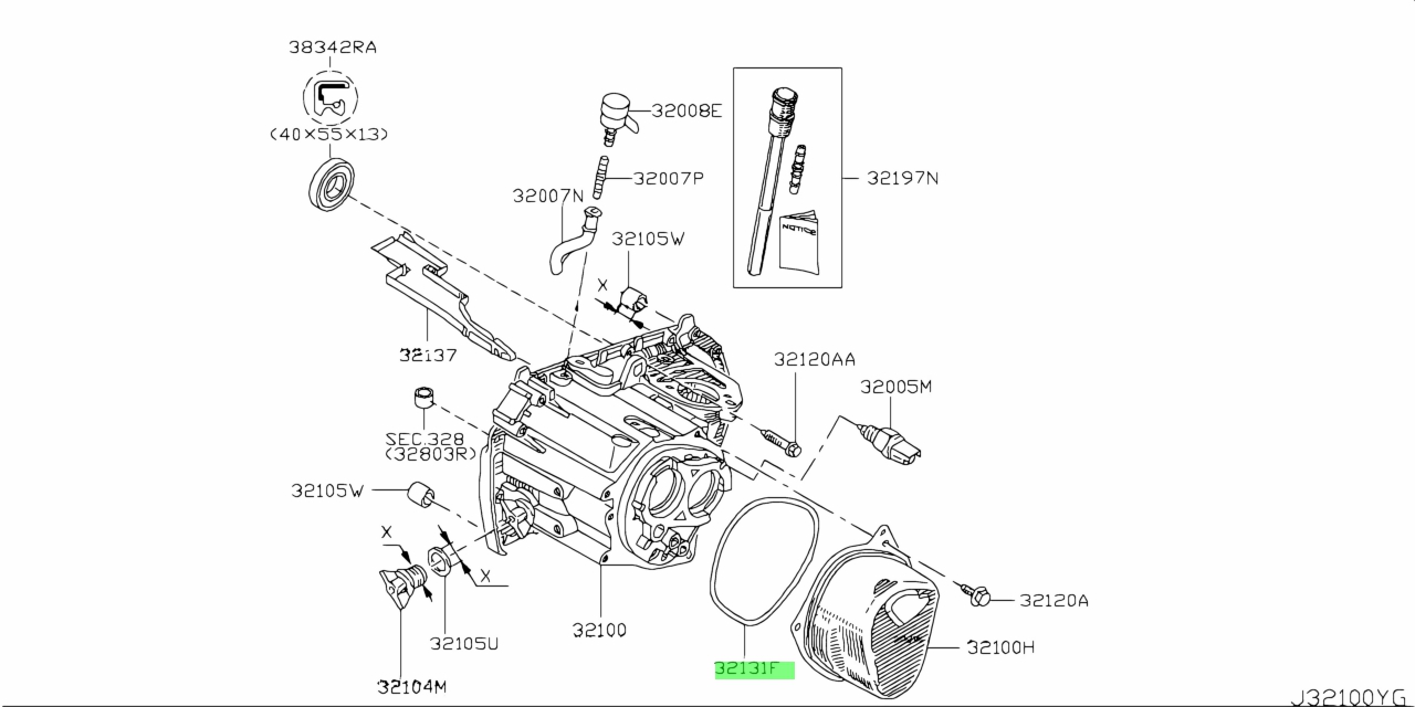 Buy Genuine Nissan 3213400QAA (32134-00QAA) Seal,o Ring. Prices