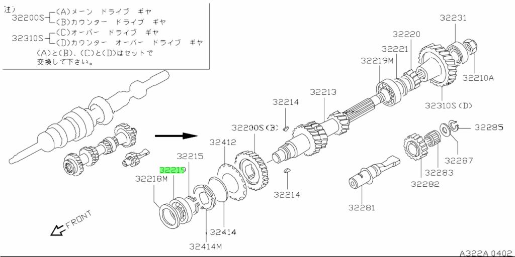 Nissan 32219 4m402