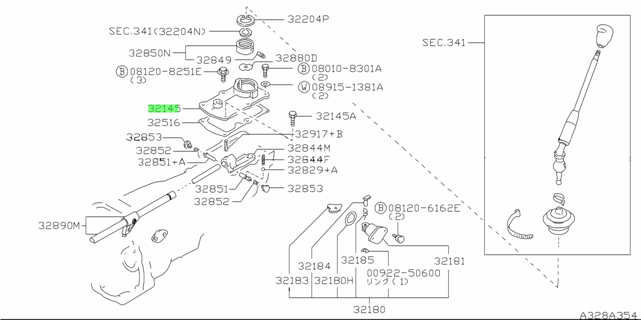Buy Genuine Nissan 3251570L00 (32515-70L00) Housing, Shift Control ...