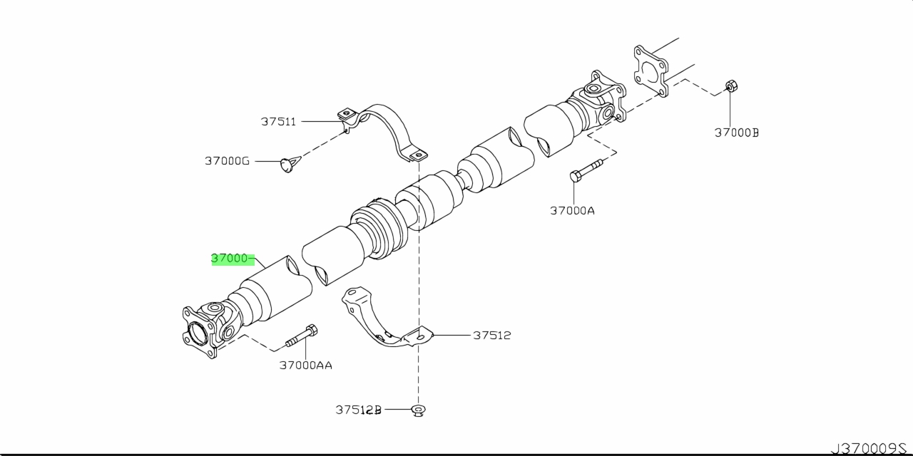 buy-genuine-nissan-37000jd200-37000-jd200-propeller-shaft-assembly