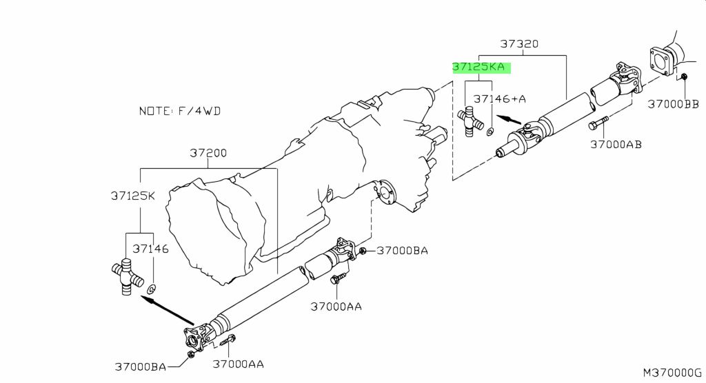 Схема трансмиссии ниссан патфайндер r51 с акпп