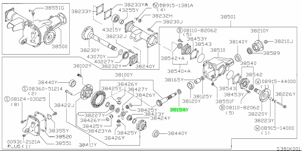 Nissan38154-G2317(38154G2317)