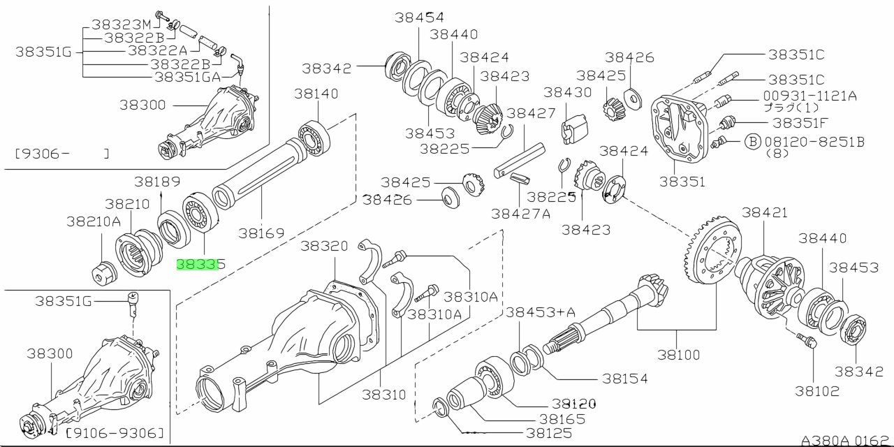 Buy Genuine Nissan 38335N3220 (38335-N3220) Bearing, Ball. Prices, fast ...