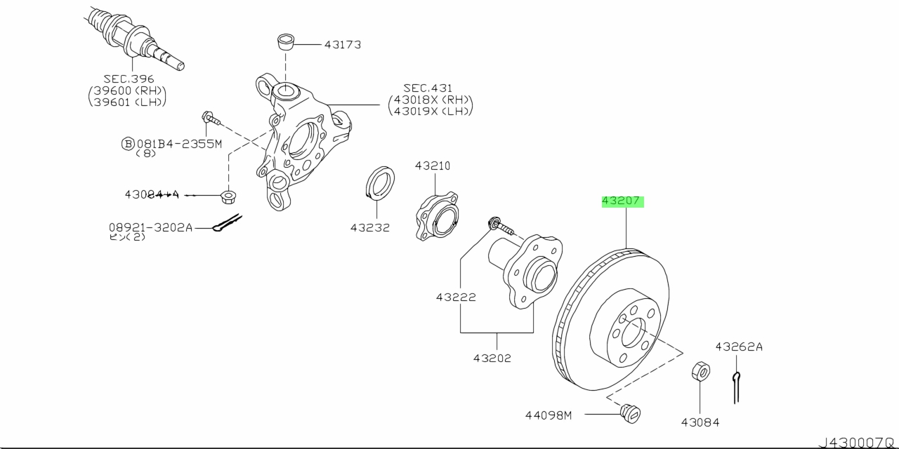 Купить Nissan 432068H304 43206 8H304 Диск Тормозной Цены быстрая