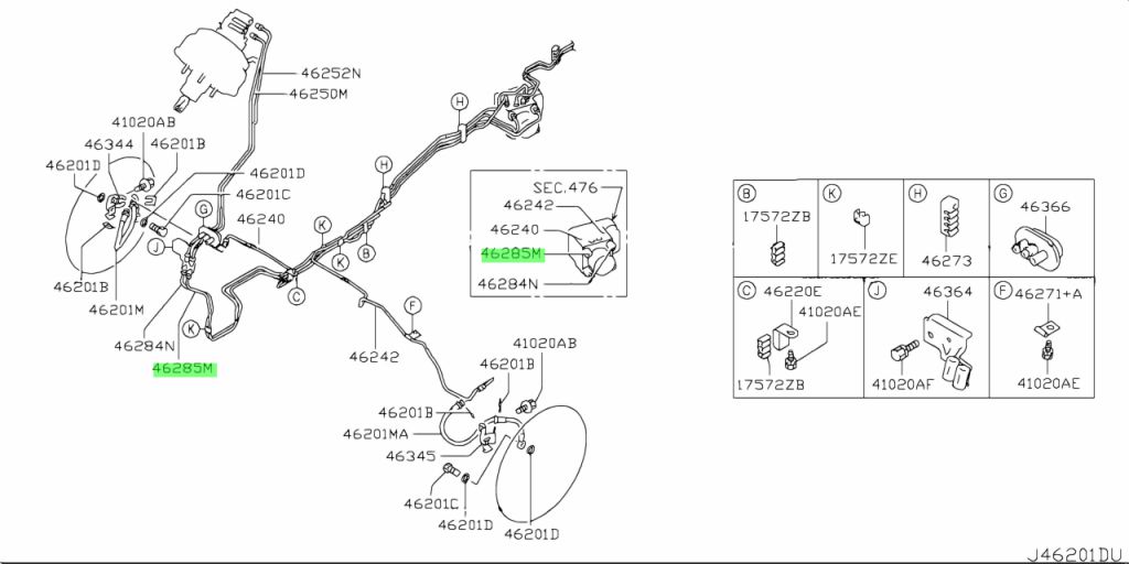 Nissan 46285 95f0a