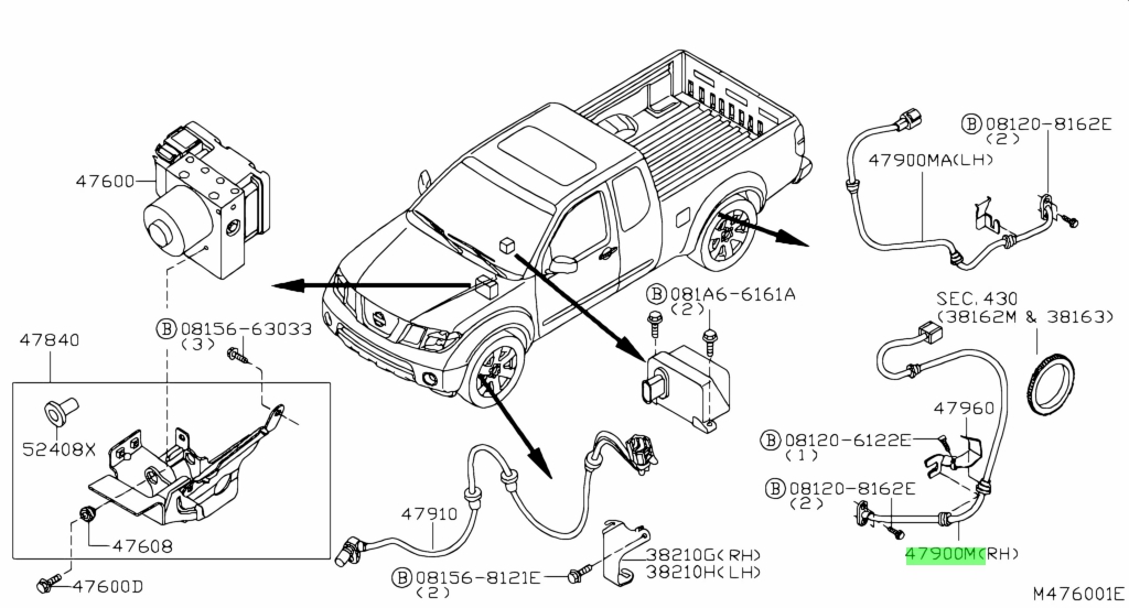 Nissan navara d40 электрическая схема