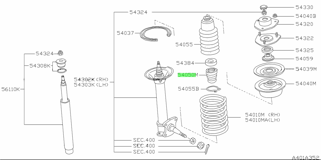 Buy Genuine Nissan 54050V5010 (54050-V5010) Bumper Assembly, Bound ...