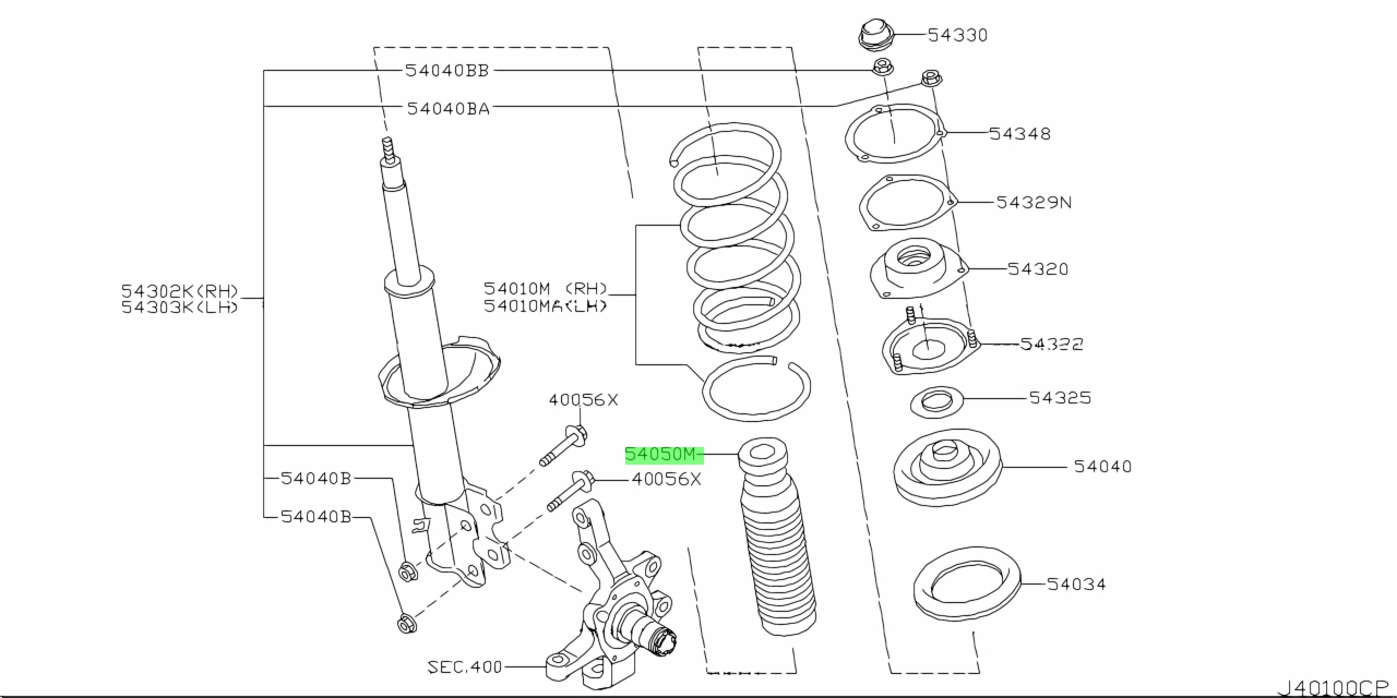 Buy Genuine Nissan 54050WL001 (54050-WL001) Bumper Assembly, Bound for ...