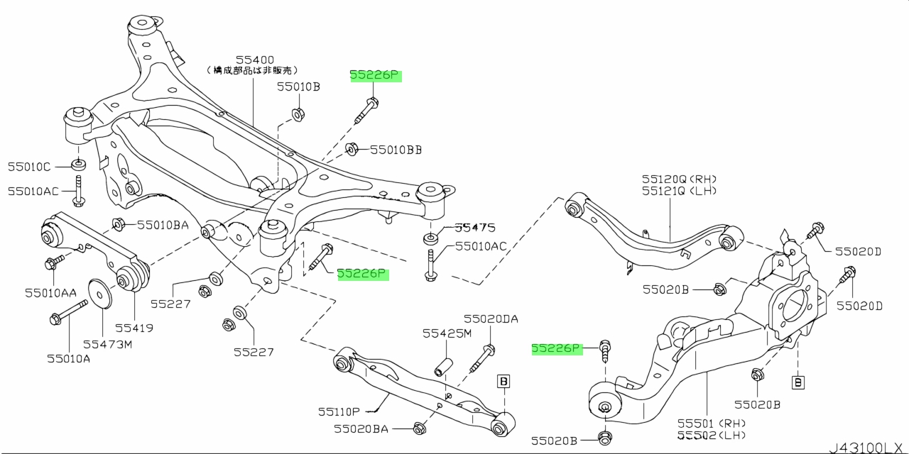 Nissan 55226 en10b