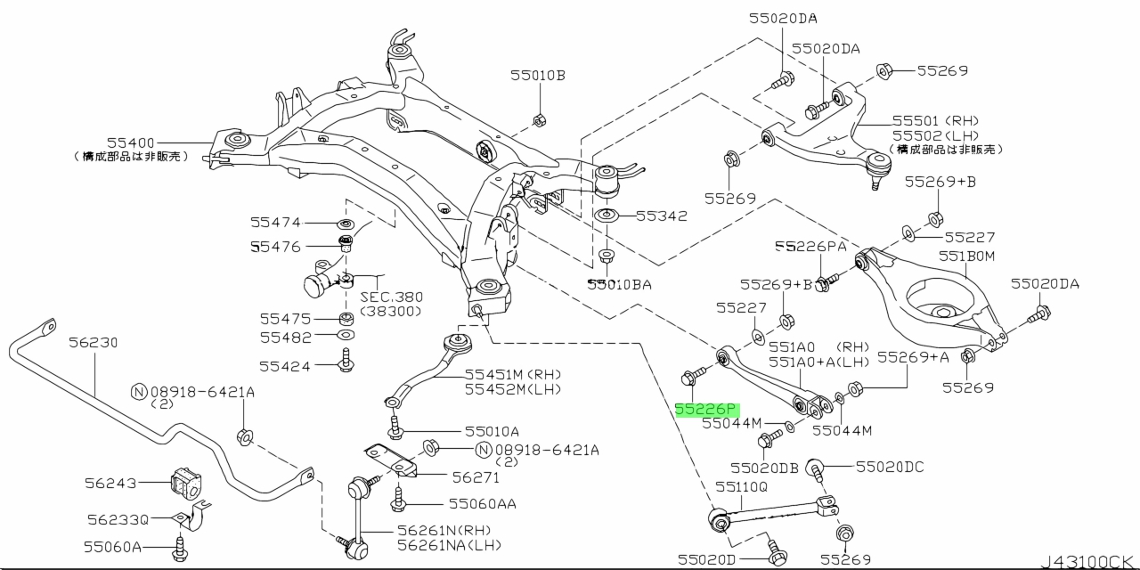 Передняя подвеска ниссан теана j32 схема