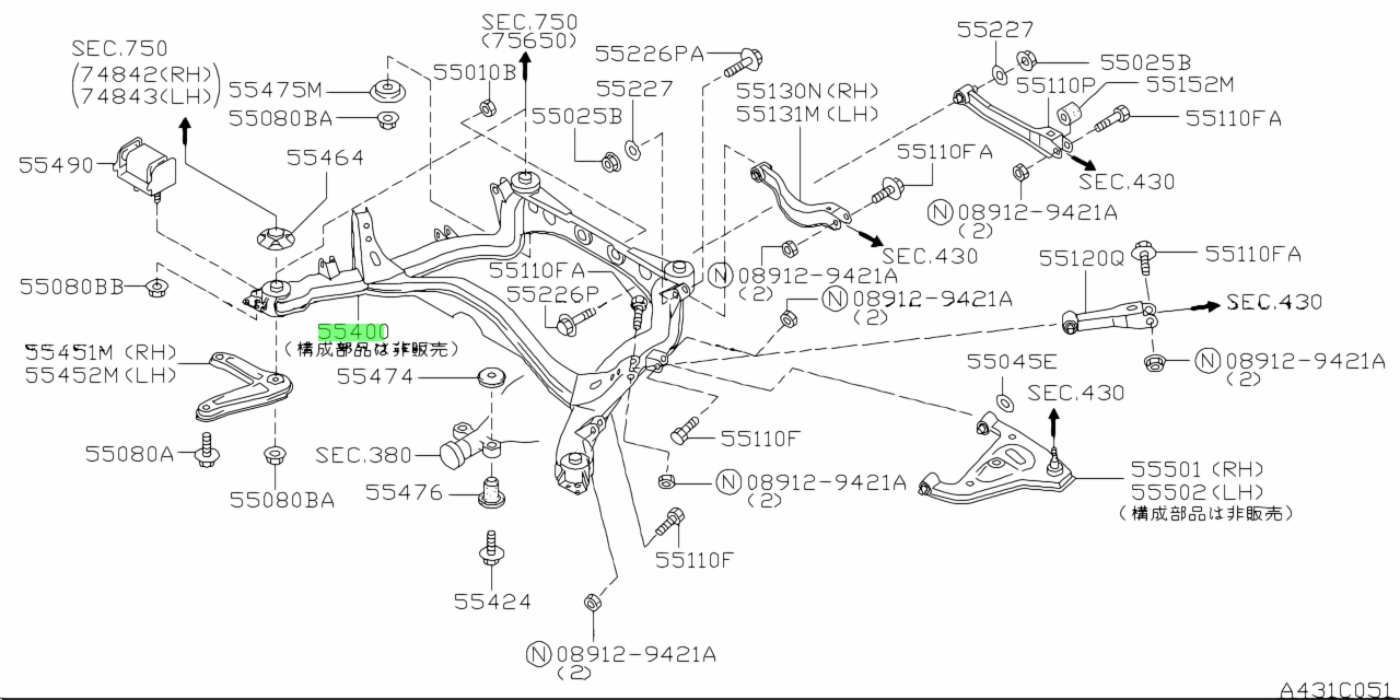 Передняя подвеска ниссан серена с24 схема