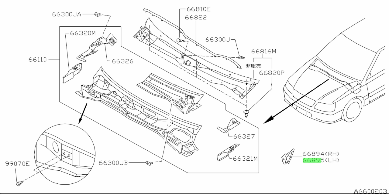 66895 el000 nissan