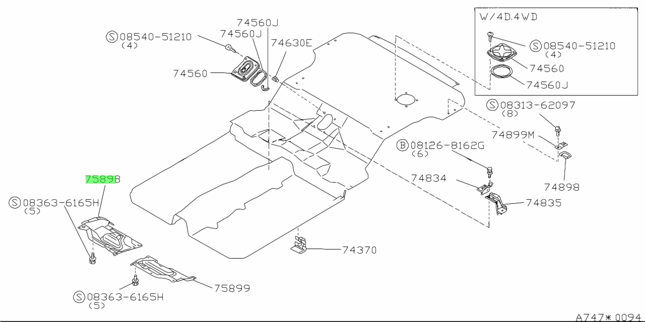 Nissan 75898 4aa0a