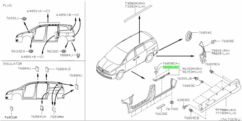 Nissan 76959 ed000