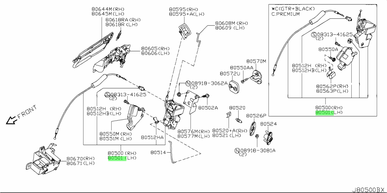 Nissan 80501 ey11e