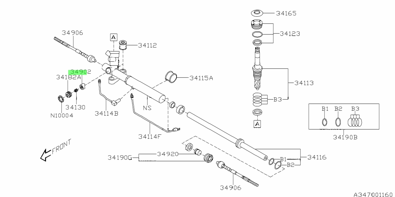 Subaru 34132 aj000